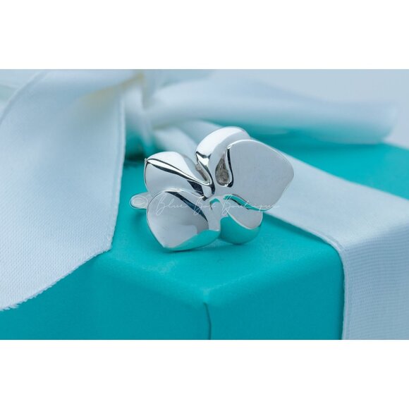 Very Rare Angela Cummings Vintage Orchid Flower Ring in Sterling Silver Size 5 - Picture 2 of 8